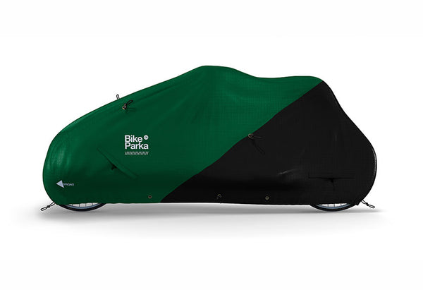 Waterproof cargo bike cover for Urban Arrow, Bullitt, and Riese & Müller bikes
